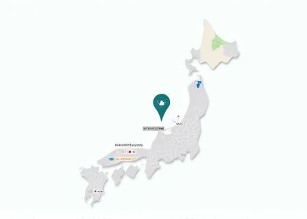 Map showing Mirai Learning Solutions Tokyo location